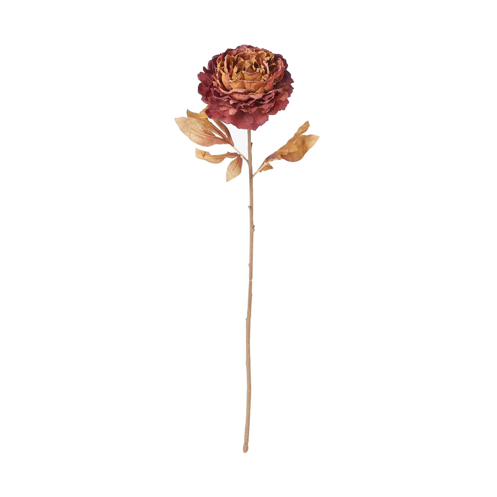 Antique Peony Red Artificial Silk Flower Bouquet - Elegant Home Decor for Weddings, Parties & Centerpieces