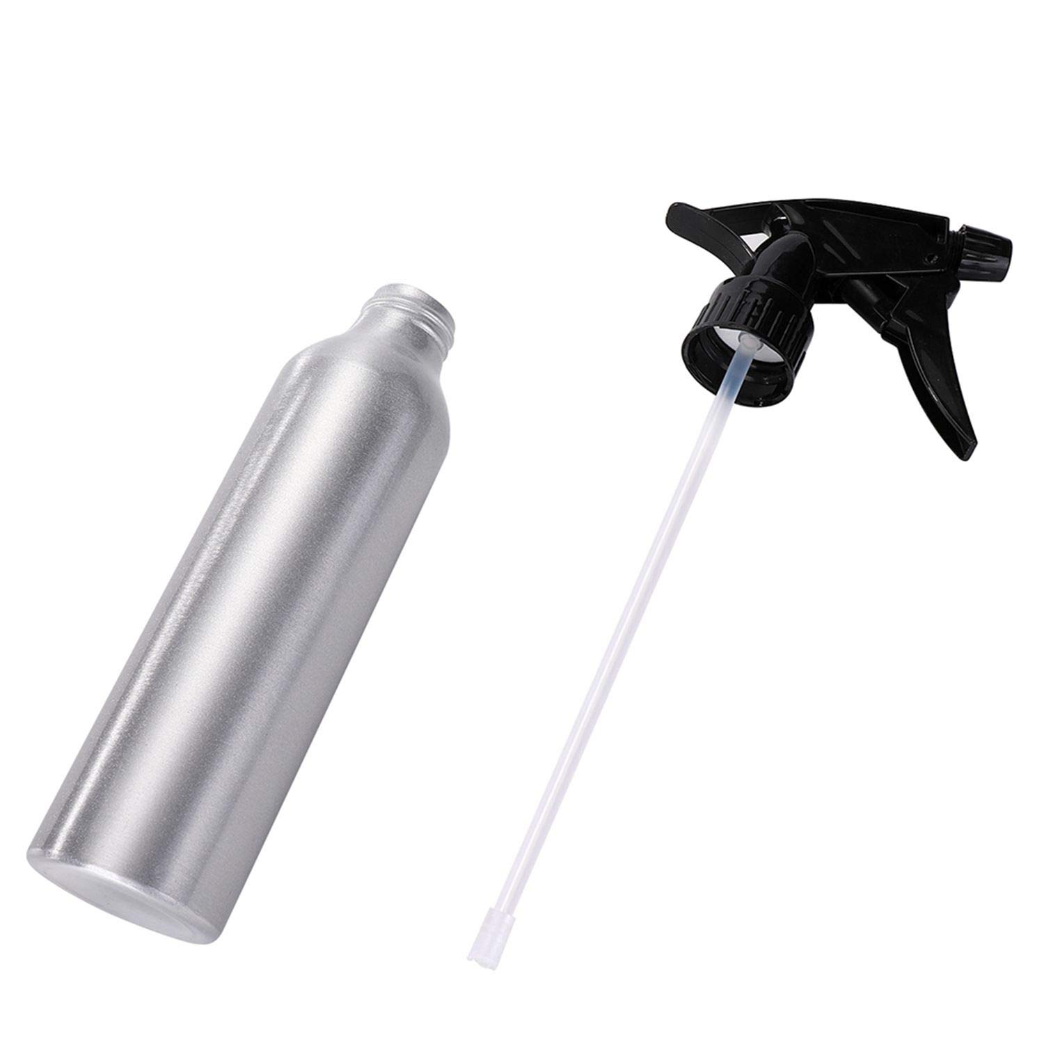DOWEI 250ml Aluminum Empty Spray Bottles (2-Pack) - Refillable Hair Styling, Tattoo Aftercare & Plant Misting Bottle for Salons, Gardening & Home Use