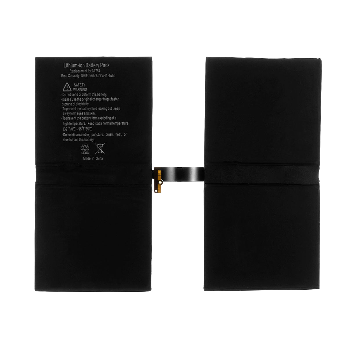 Original iPad Pro 12.9 2nd Generation (2017 Model) Replacement Battery - High Capacity Aftermarket Battery for iPad Pro 12.9-inch A1670 A1671 - Perfect for Home, Office & Travel Use