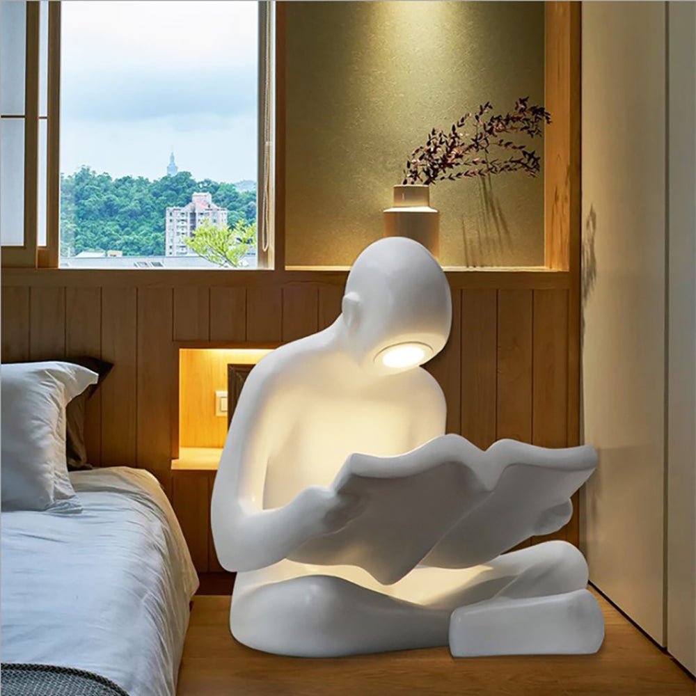 Modern Elliott Reading Sculpture Floor Lamp - Adjustable LED Standing Light for Living Room, Bedroom & Office - Stylish Home Decor & Task Lighting