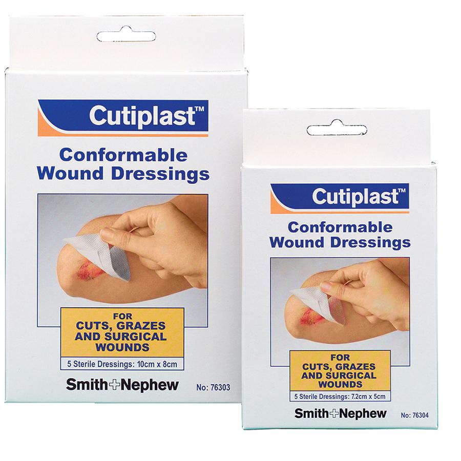 Cutiplast Wound Dressing - Sterile Adhesive Bandages for Cuts, Scrapes & Burns | First Aid Essential for Home, Office & Travel
