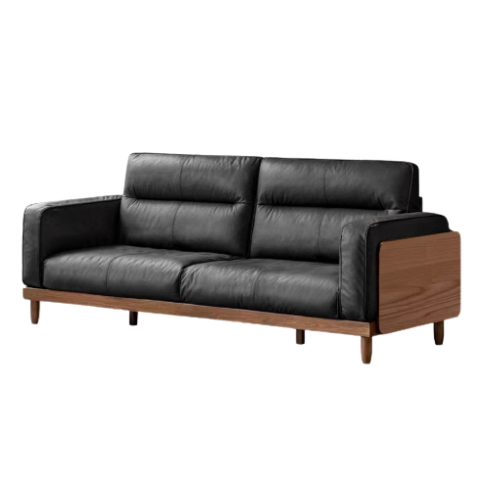 90.7х38.2х38.6 inch / 230.4х97х98сm / Walnut - black color / Ash sofa