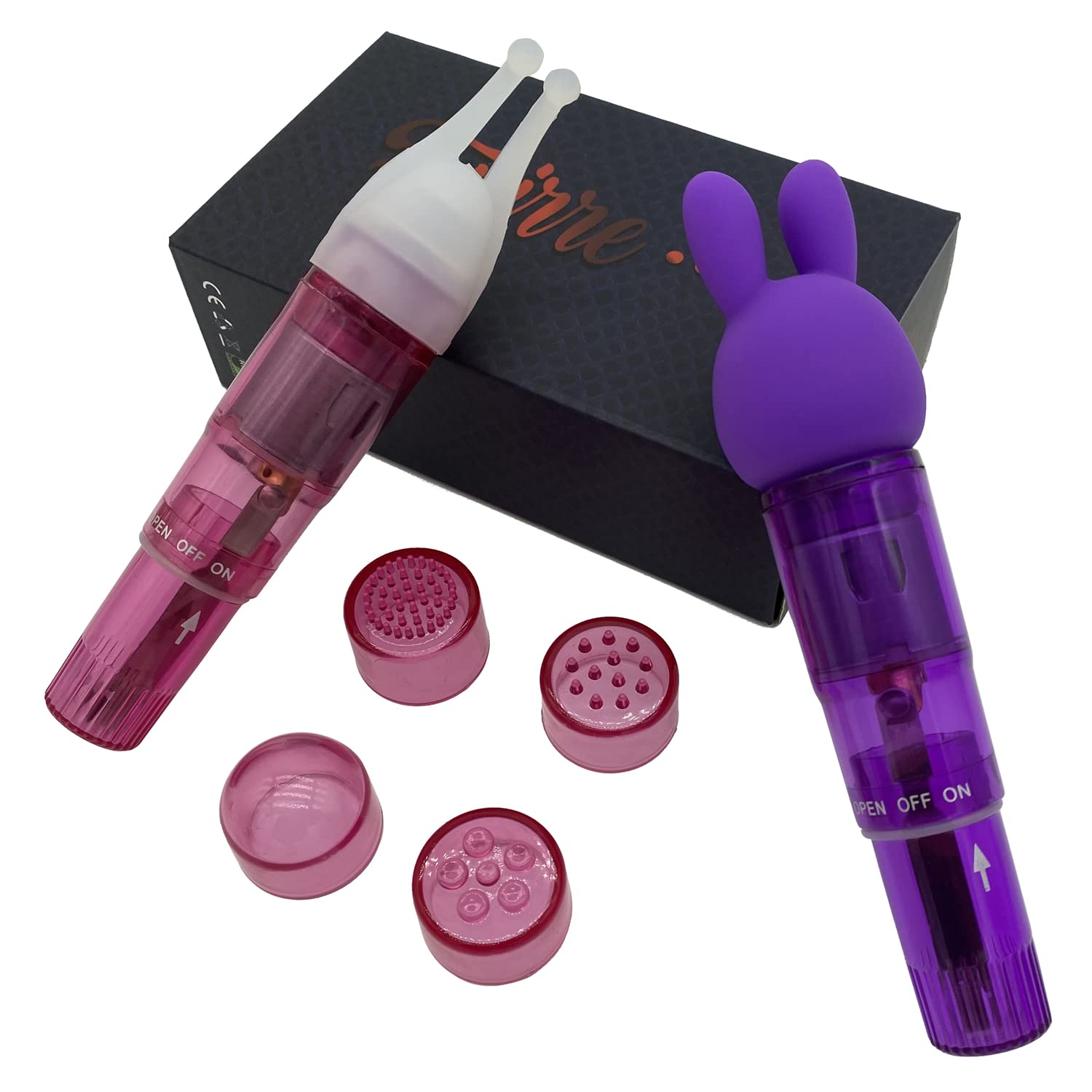 Premium G-Spot Bullet Vibrator - Mini Waterproof Clitoral Stimulator for Women & Men, Travel-Friendly Pocket Massager for Vaginal, Anal & Full Body Pleasure - Perfect Adult Sex Toy Gift for Her (2 Pack, Random Colors) - Enhance Intimacy & Solo Play at Home or On-The-Go