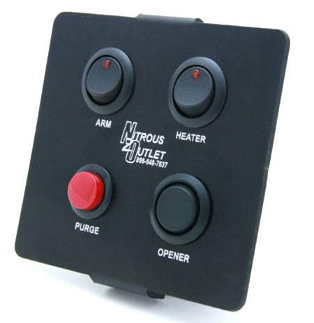Nitrous Outlet Right Side Storage Compartment Switch Panel for 1999-2006 GM Trucks - Perfect for Custom Wiring & Accessory Control in Pickup Trucks