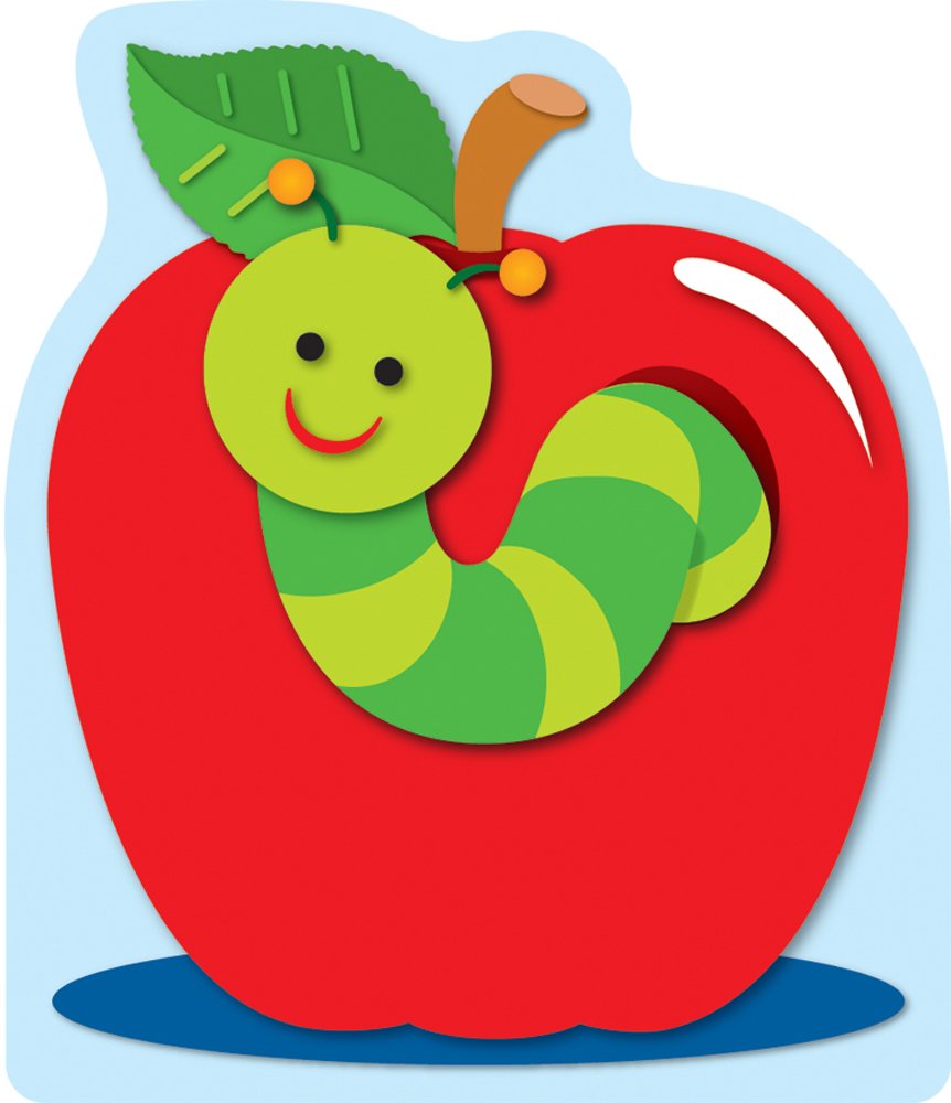 Carson Dellosa Apple Bookmarks (103029) - Fun and Colorful Bookmark Set for Kids, Teachers, and Book Lovers - Perfect for Classroom Rewards, Reading Incentives, and Gifts