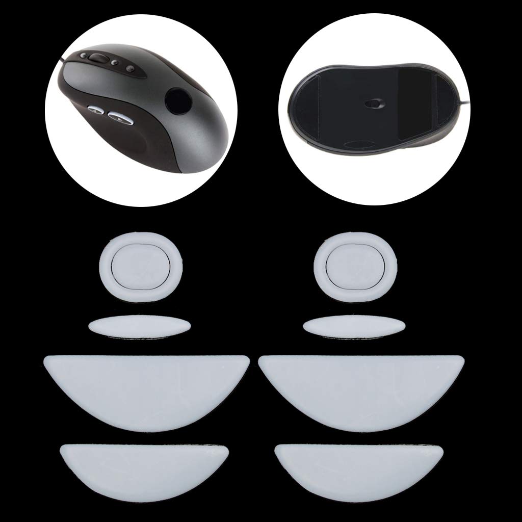 Tiger Gaming Mouse Feet Skates for Logitech MX518 G400 G400S - 2 Sets/Pack - Smooth Glide for Precision Gaming & Office Use
