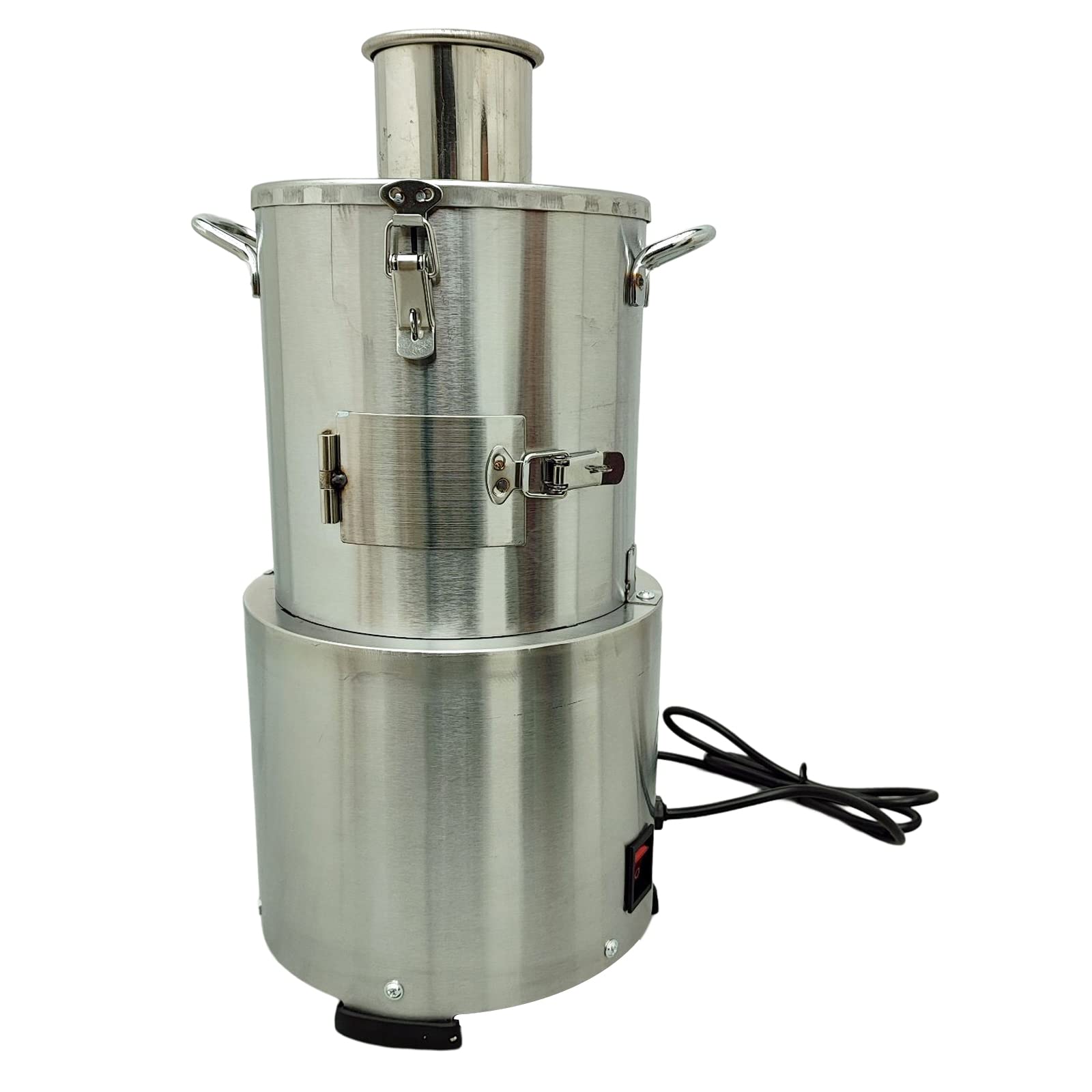 TECHTONGDA 110V Commercial Garlic Peeler Machine - Electric Stainless Steel Automatic Garlic Peeler with 20-35KG/H Output - Perfect for Restaurants, BBQ Shops, Cafeterias & Hotels - Ideal for Bulk Garlic Peeling in Commercial Kitchens