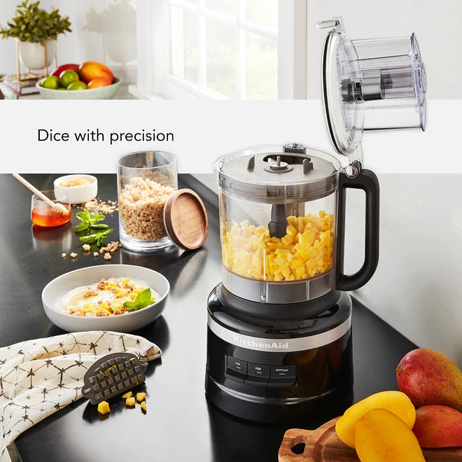 KitchenAid KFP1319 13-Cup Food Processor - Powerful & Durable for Chopping, Slicing, Shredding - Perfect for Meal Prep, Baking & Large Family Cooking