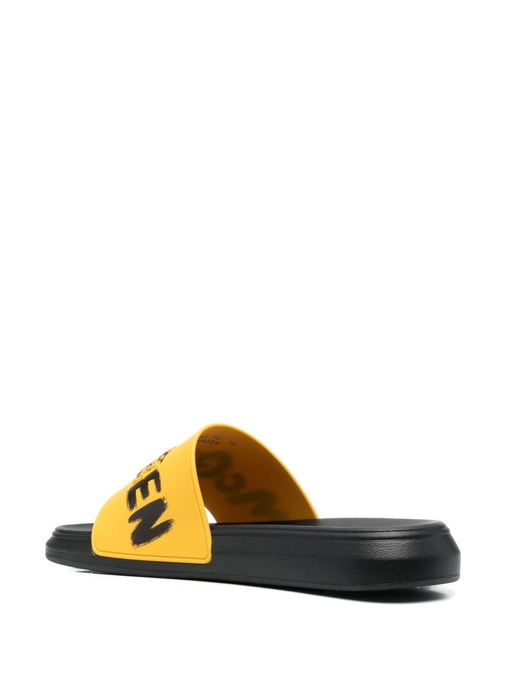 Alexander McQueen Yellow Leather Sandals for Women - Stylish Designer Flats for Summer Outfits & Beach Vacations