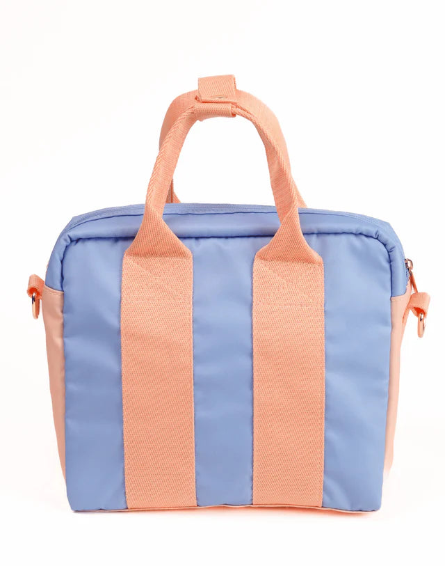 Organic Blueberry Jam Lunch Tote Bag - Insulated Reusable Grocery Tote by The Somewhere Co - Perfect for Picnics, Work Lunches & Farmers Market Shopping