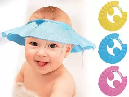 C7Gangani Baby Shower Cap for 1 Year Old - Soft Waterproof Bathing Hat for Toddlers - Perfect for Hair Protection During Bath Time & Swimming