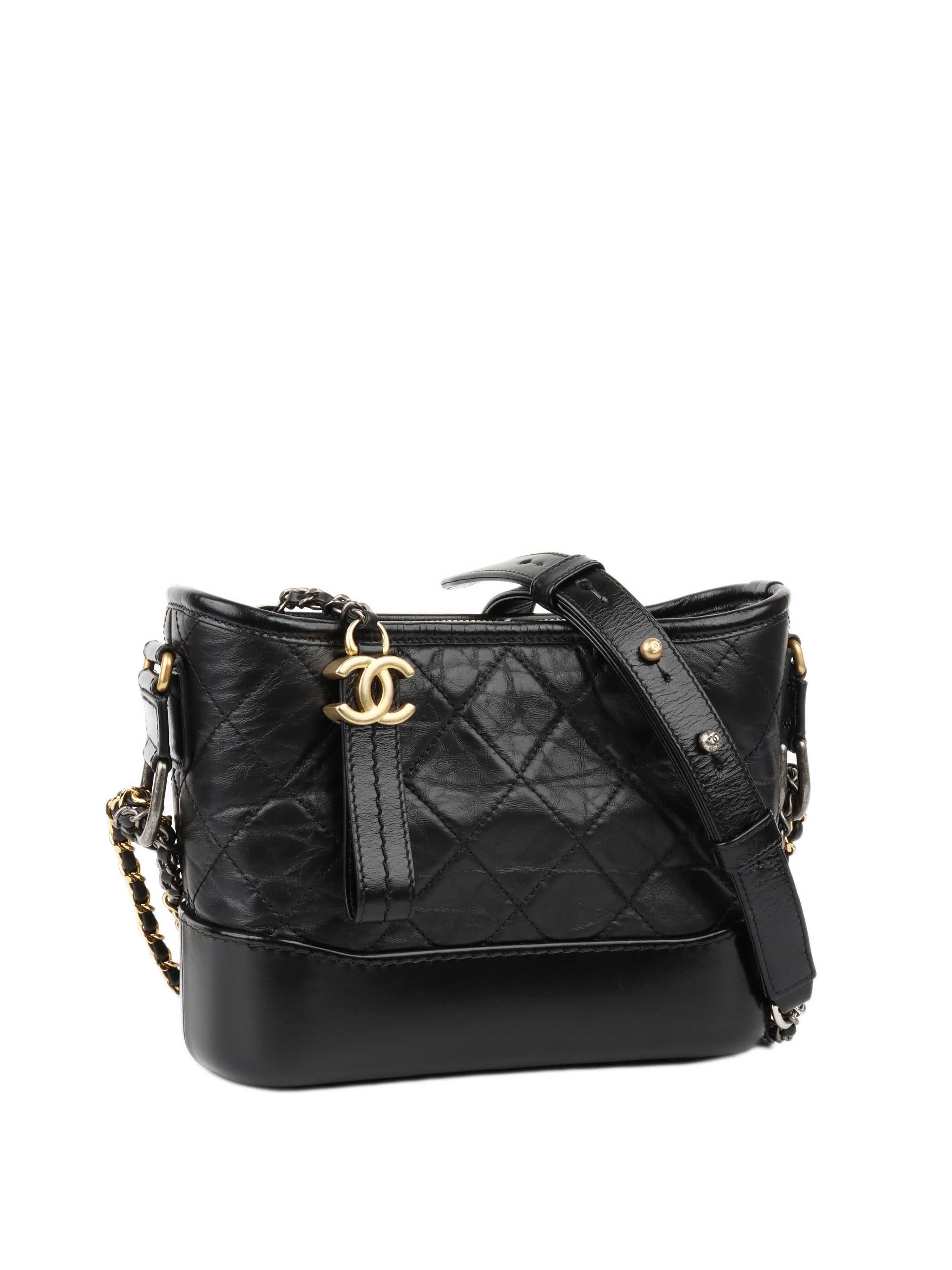 Chanel Small Black Gabrielle Shoulder Bag for Women | Luxury Designer Crossbody Purse | Perfect for Evening Out, Date Night & Special Occasions
