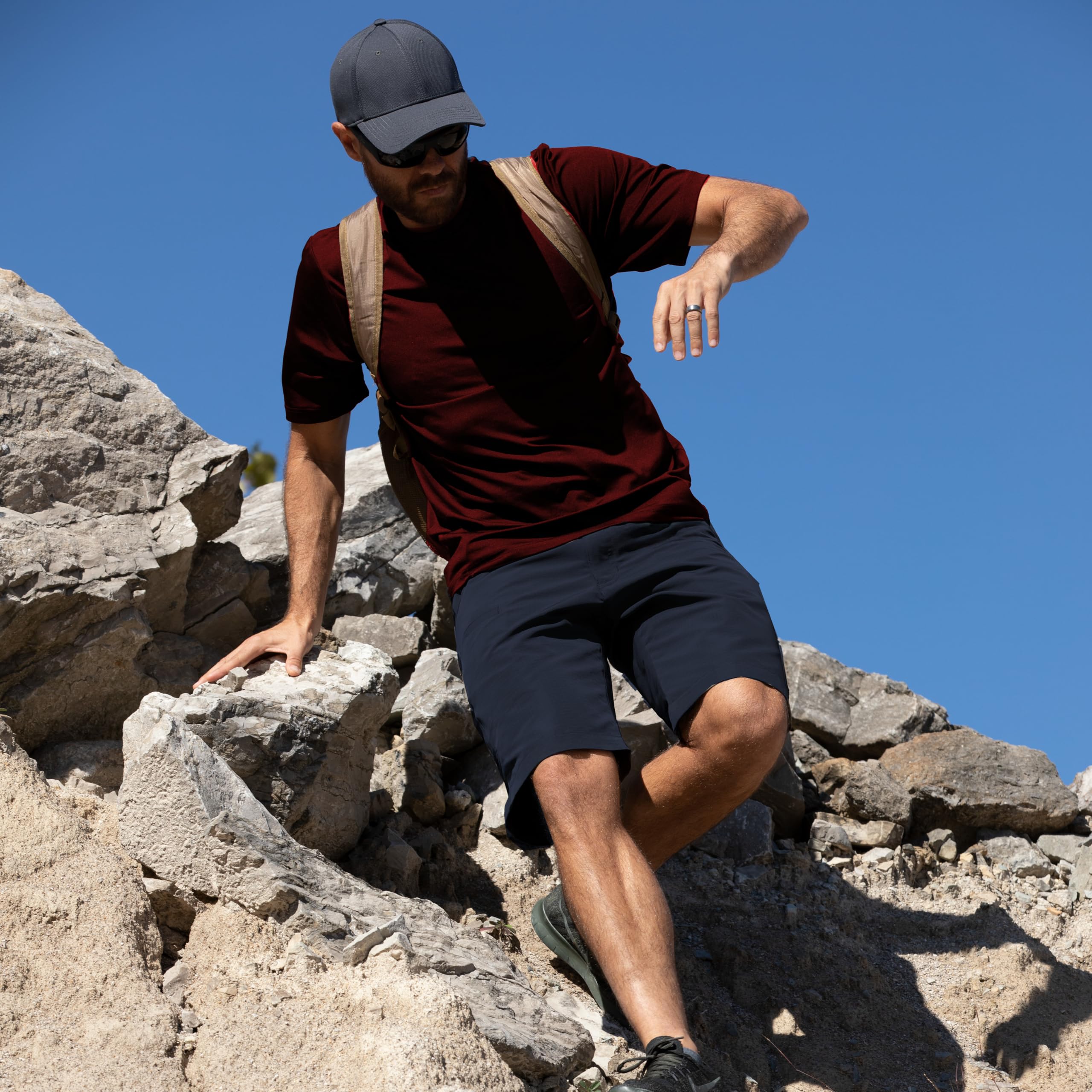 Propper Men's Edgetec Performance Shorts - Lightweight, Quick-Dry & Durable for Outdoor Activities, Hiking & Gym Workouts