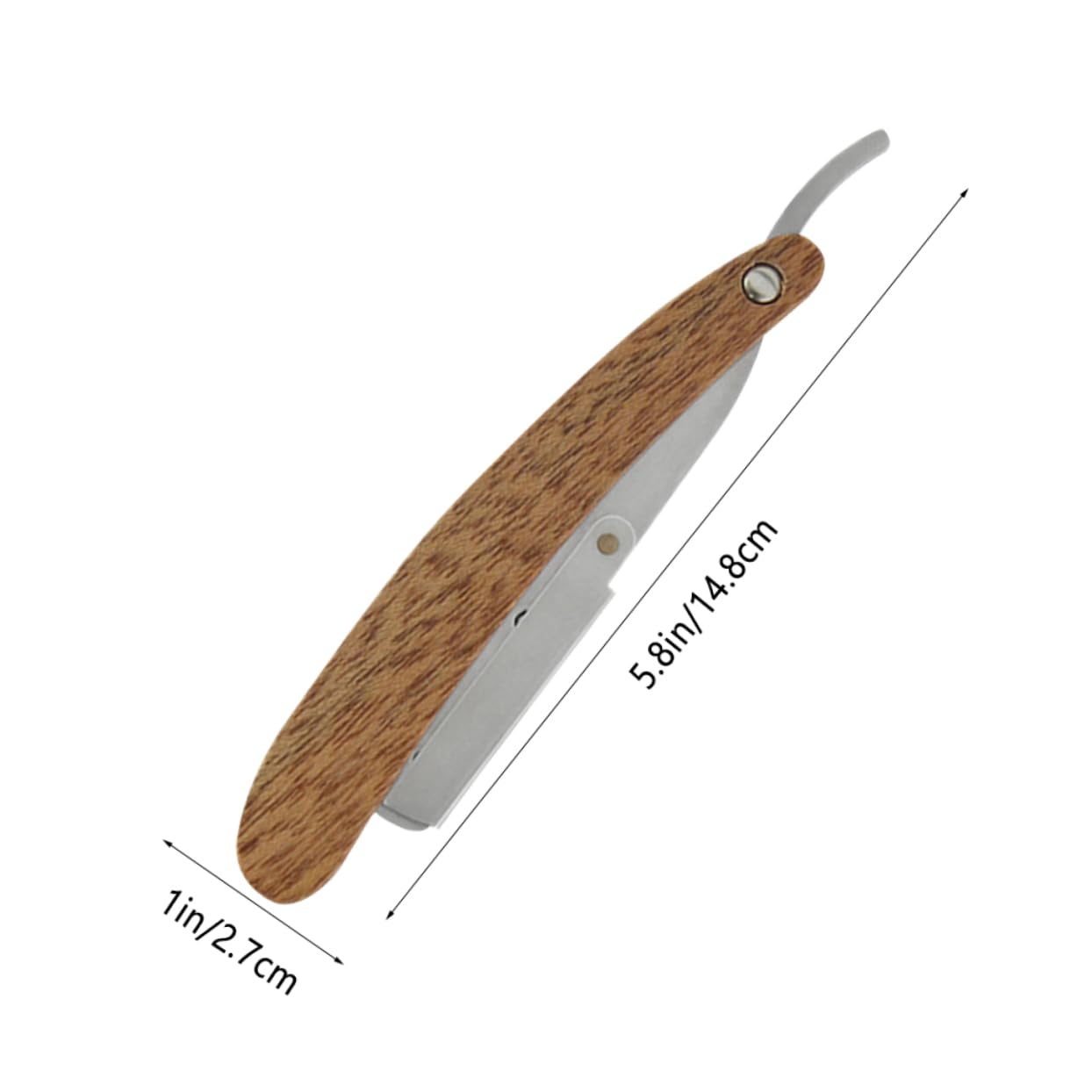 Premium Rosewood Folding Manual Razor Stand for Men | Barber & Salon Shaver Holder | Durable Wooden Razor Organizer (Blade Not Included) | Perfect for Home Grooming, Professional Barbershops & Travel Shaving Kits