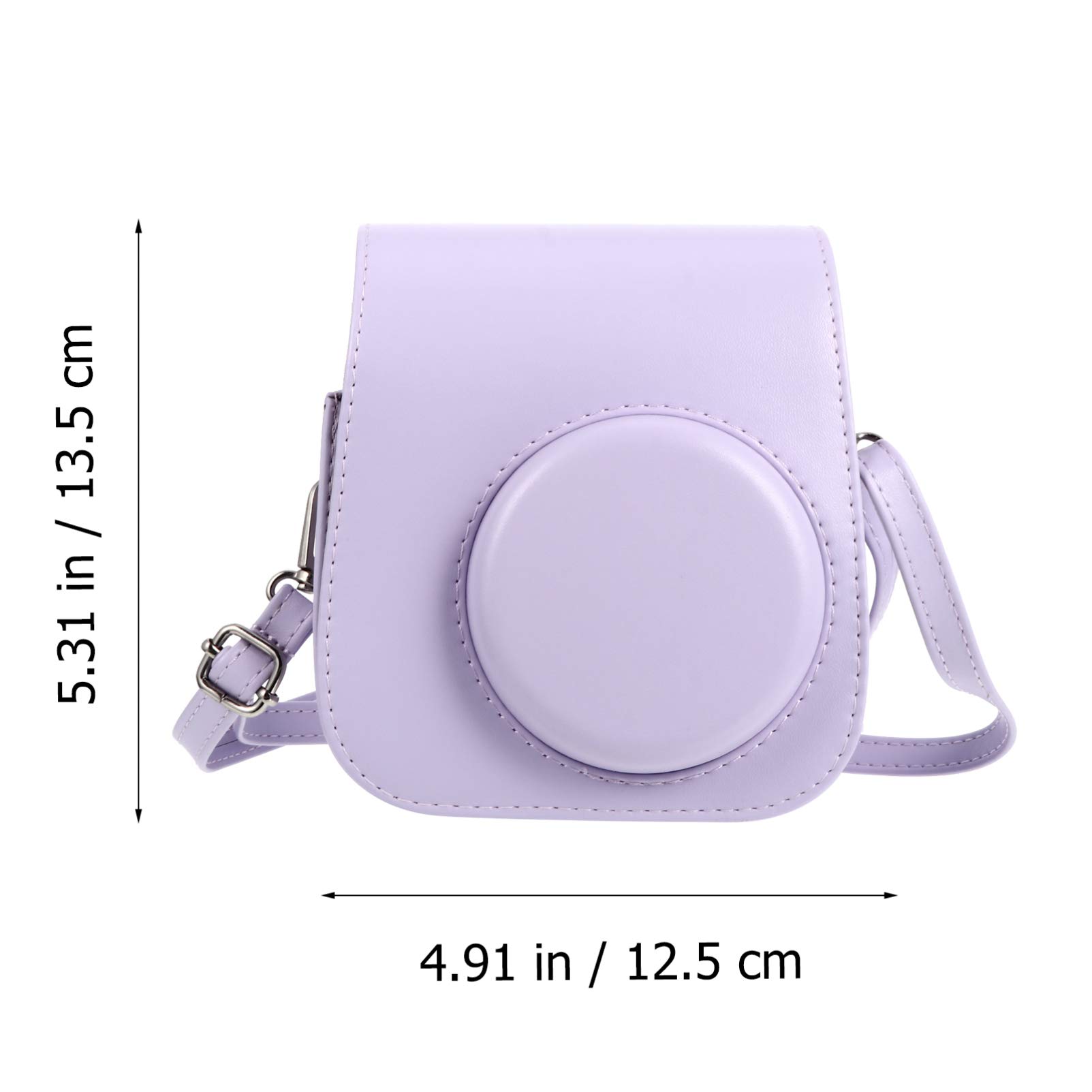 Gatuida 3-Piece Camera Accessory Set - Wooden Camera Storage Bag, Instant Mini 11 Case & Photo Album Sticker Paper - Perfect for Travel, Photography Enthusiasts & Instant Camera Protection