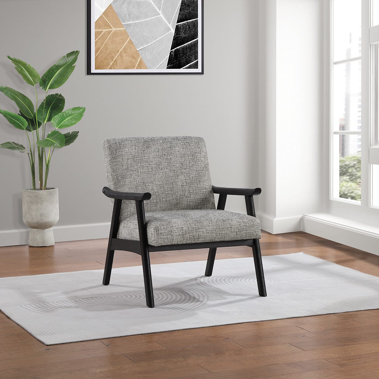 Office Star Ave Six Weldon Black Frame Visitors Chair [WDN51BK] - Comfortable Guest Seating for Reception Areas, Waiting Rooms & Office Lobbies