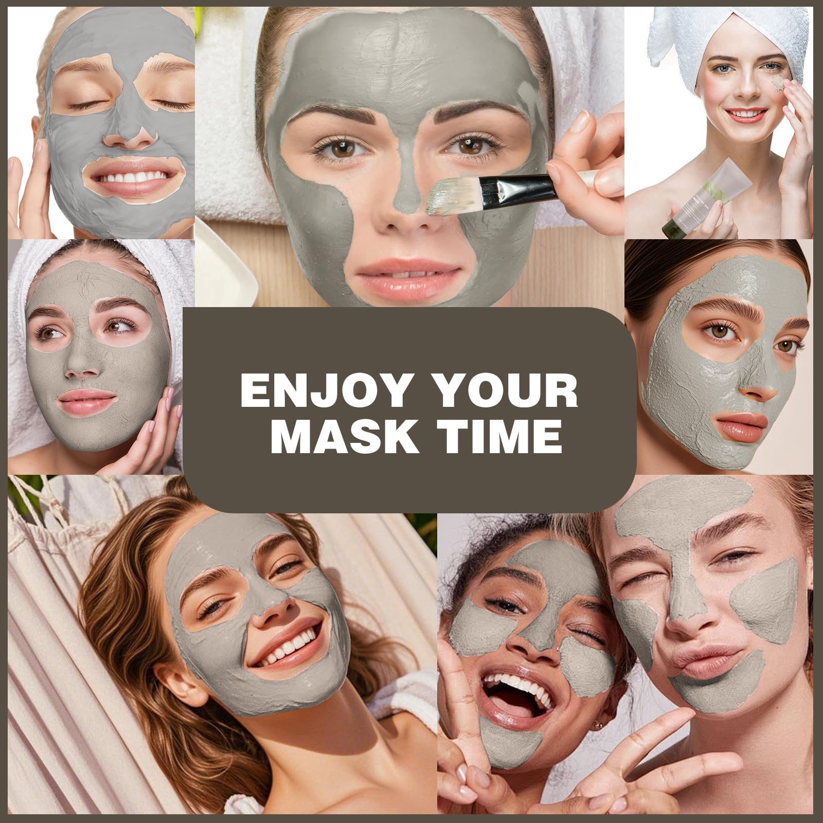 Korean Mud Mask for Face - Deep Clean Pores, Oil Control & Moisturize | Spa & Home Care