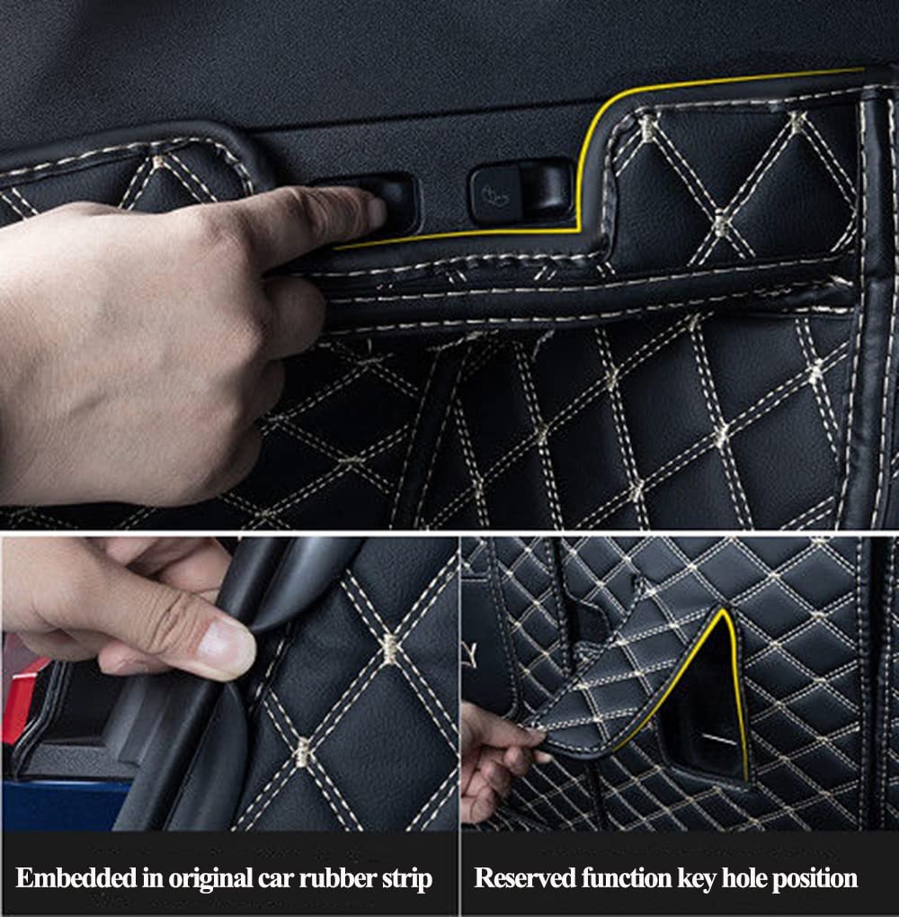 All-Weather Car Trunk Mat for Infiniti QX70 - Heavy Duty Cargo Liner with Full Coverage Protection (Coffee Color) - Perfect for Road Trips, Grocery Hauling & Pet Transport