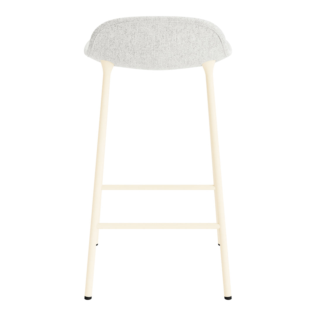 Modern Form Counter Stool with Sturdy Metal Legs & Comfortable Upholstered Seat - Perfect for Kitchen Islands, Breakfast Bars & Home Decor