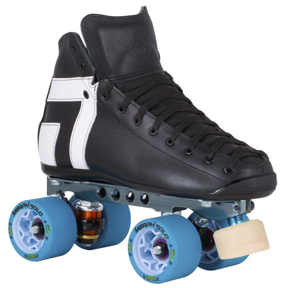 Antik AR2 Derby Reactor Pro Quad Roller Skates Package - Premium Roller Derby Skates for Women & Men - Perfect for Indoor & Outdoor Skating, Rink, and Derby Training