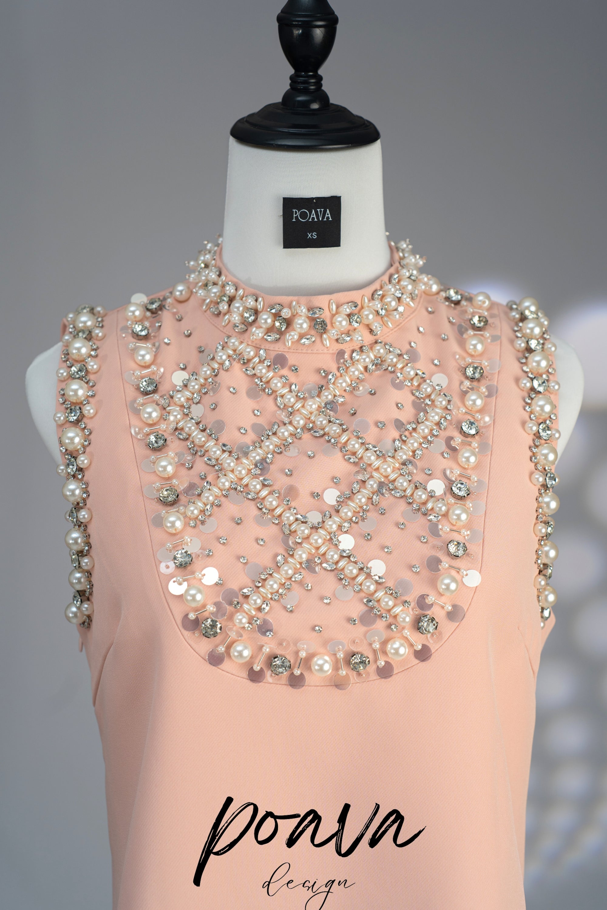 Cesca Embellished Sleeveless Mini Dress - Women's Fashion Party Cocktail Dress for Night Out & Special Occasions