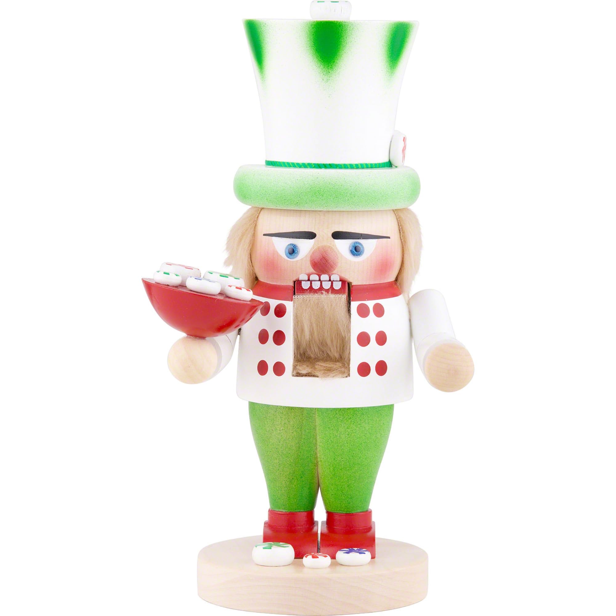 Steinbach Wooden Troll Nutcracker Collection - Candymaker Holding Candy, Multicolored, 11.8 Inch - Perfect for Christmas Decor, Holiday Gift & Home Decoration