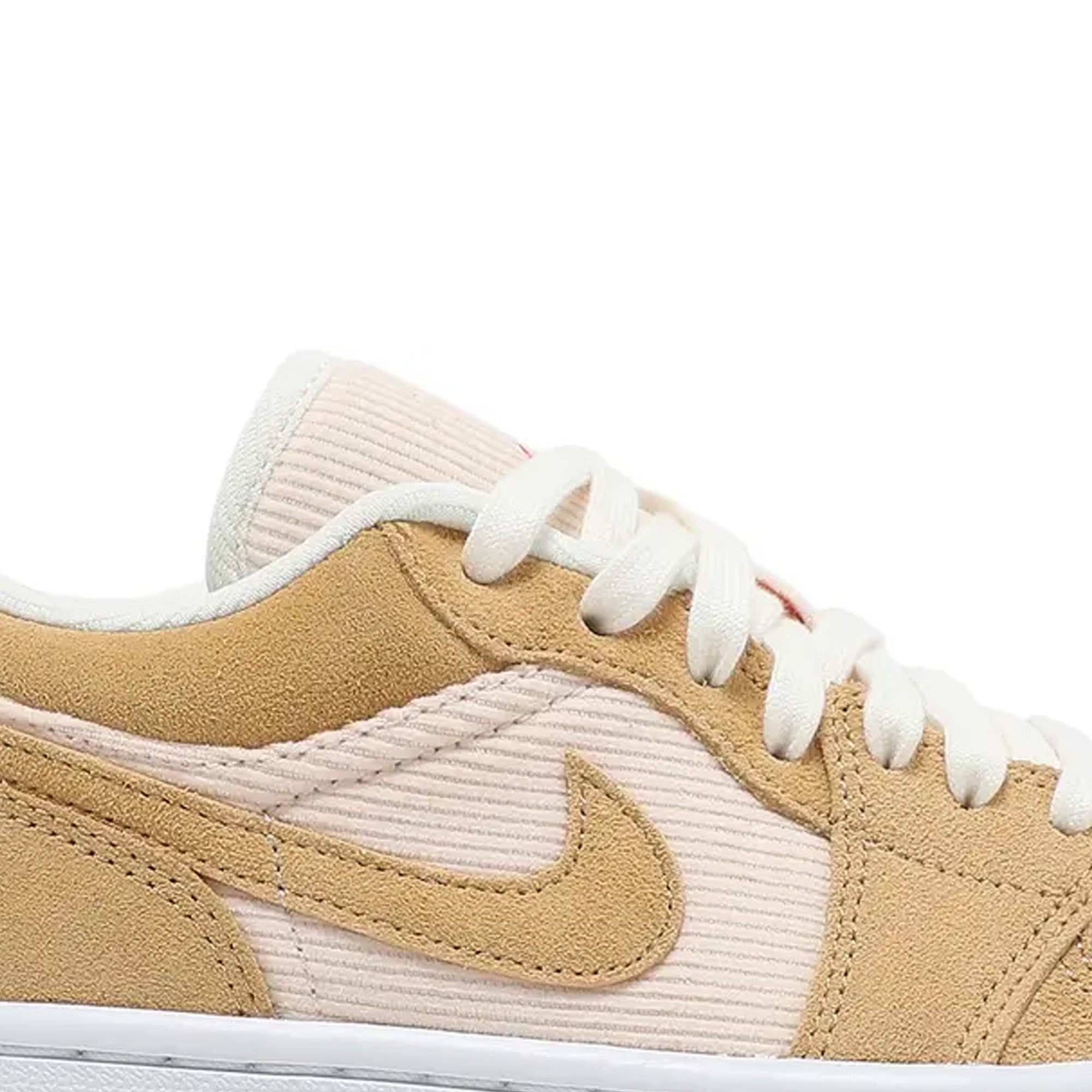 Air Jordan 1 Low 'Corduroy Suede' Women's Sneakers - Comfortable Retro Basketball Shoes for Casual Wear & Street Style Fashion