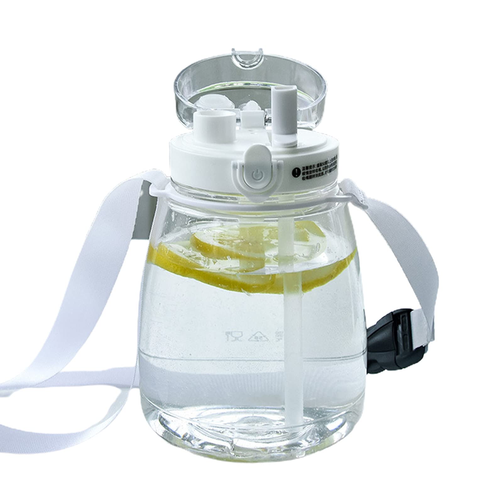 1300ml Large Capacity Sports Water Bottle - Leak-Proof, Adjustable Belt & Straw - Perfect for Gym, Training, Hiking, Camping & Outdoor Activities | BPA-Free Fitness Water Bottle with Strap