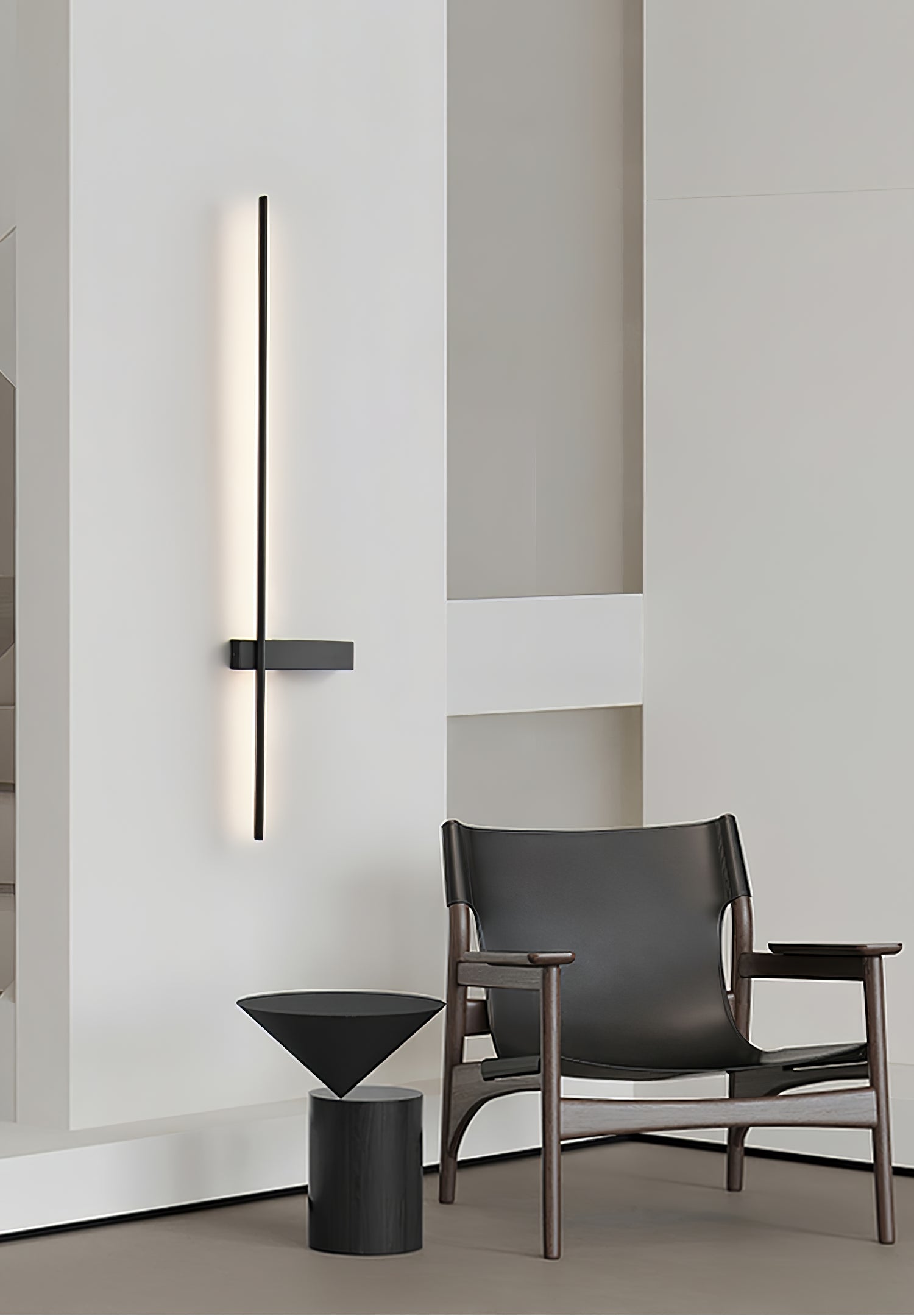 Adeline Linear Sconce Wall Light - Modern LED Wall Mounted Lighting Fixture for Bedroom, Living Room, Hallway - Dimmable Indoor Wall Lamp with Adjustable Arms