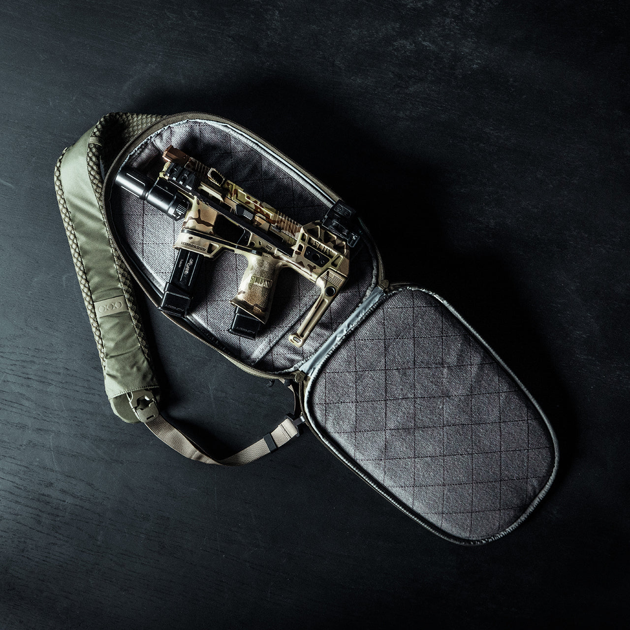 Eberlestock Fade Sling - Lightweight Everyday Carry Bag with Concealed Carry Pocket for Hiking, Travel & Outdoor Adventures
