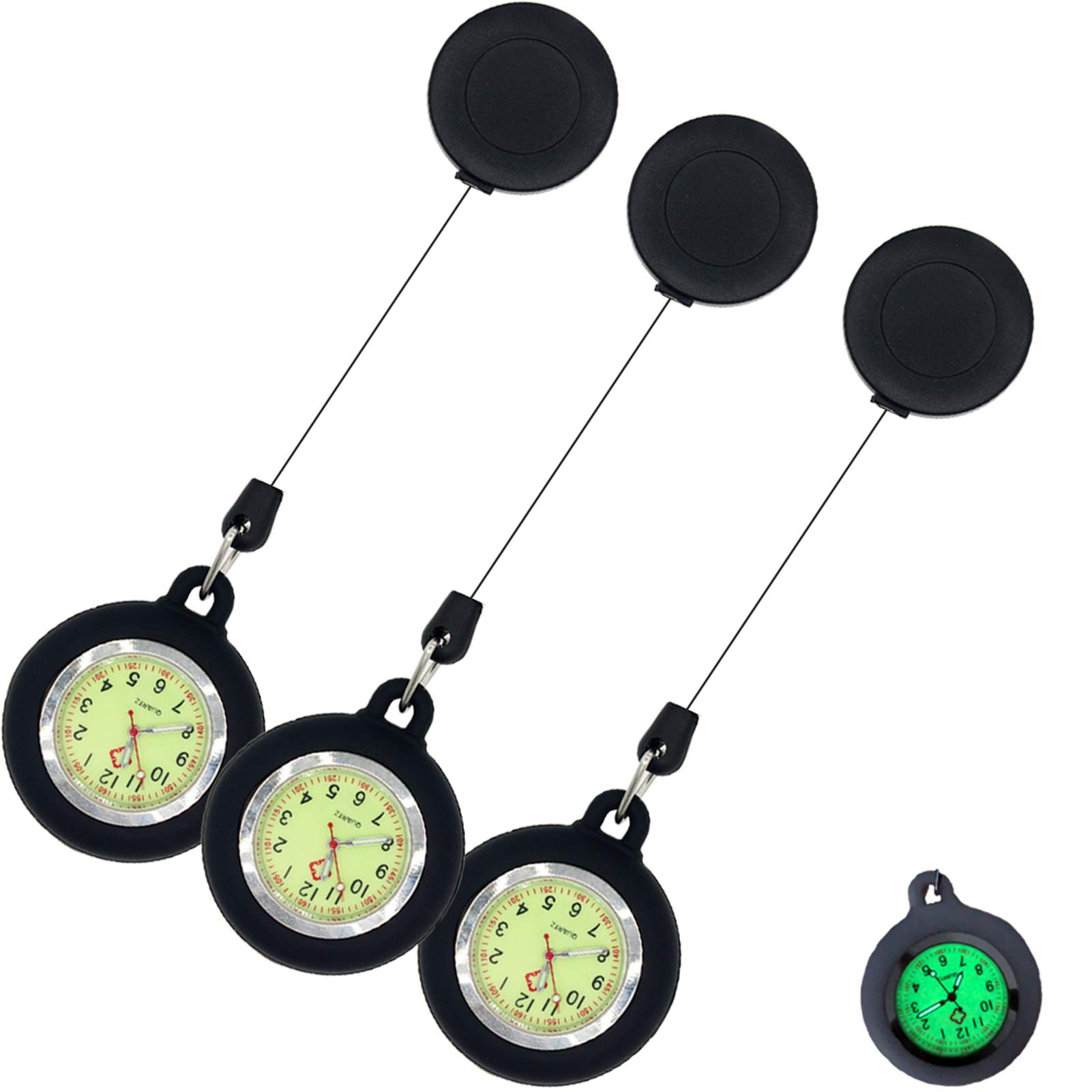 Nurse Watch with Second Hand - Clip On Fob Watch for Women Nurses | Perfect for Medical Professionals & Healthcare Workers