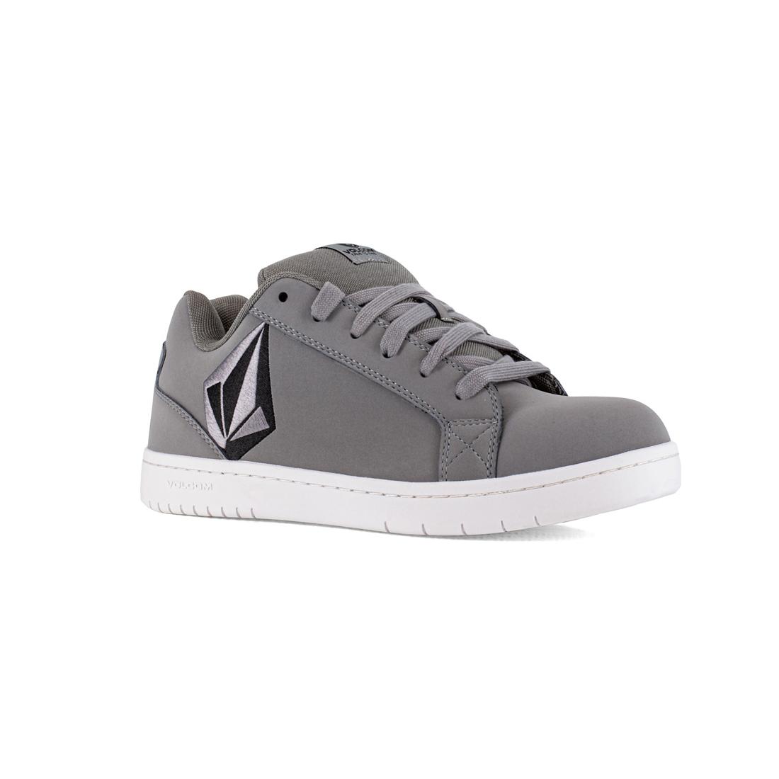 Men's Grey Stone Composite Toe Work Shoes - Lightweight Safety Boots for Construction, Warehouse & Industrial Work
