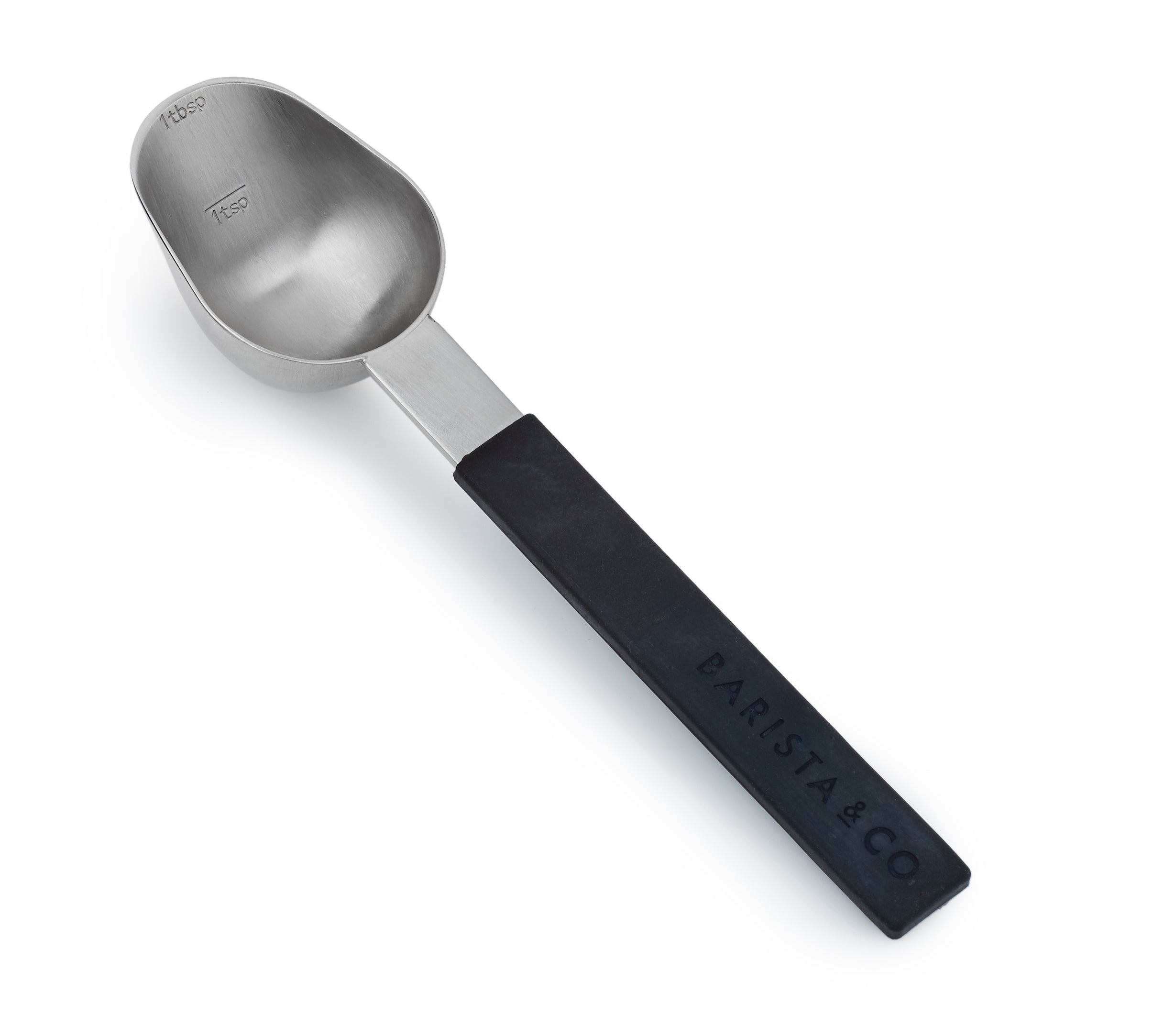 BARISTA & CO Premium Stainless Steel Coffee Measuring Spoon - Perfect for Espresso, French Press & Pour Over Brewing at Home or Café