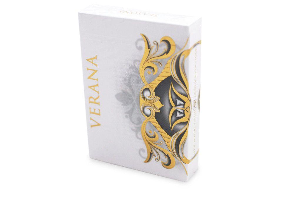 Premium Verana Playing Cards - 100% Plastic Waterproof & Durable for Poker, Magic Tricks, Card Games - Ideal for Casino Nights, Family Gatherings & Travel Entertainment