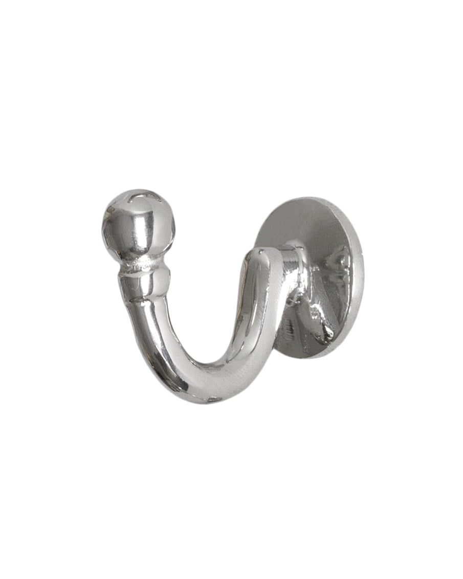 Nickel Plated Krok Single Hook - Durable and Rust-Resistant for Hanging Plants, Keys, and Home Decor