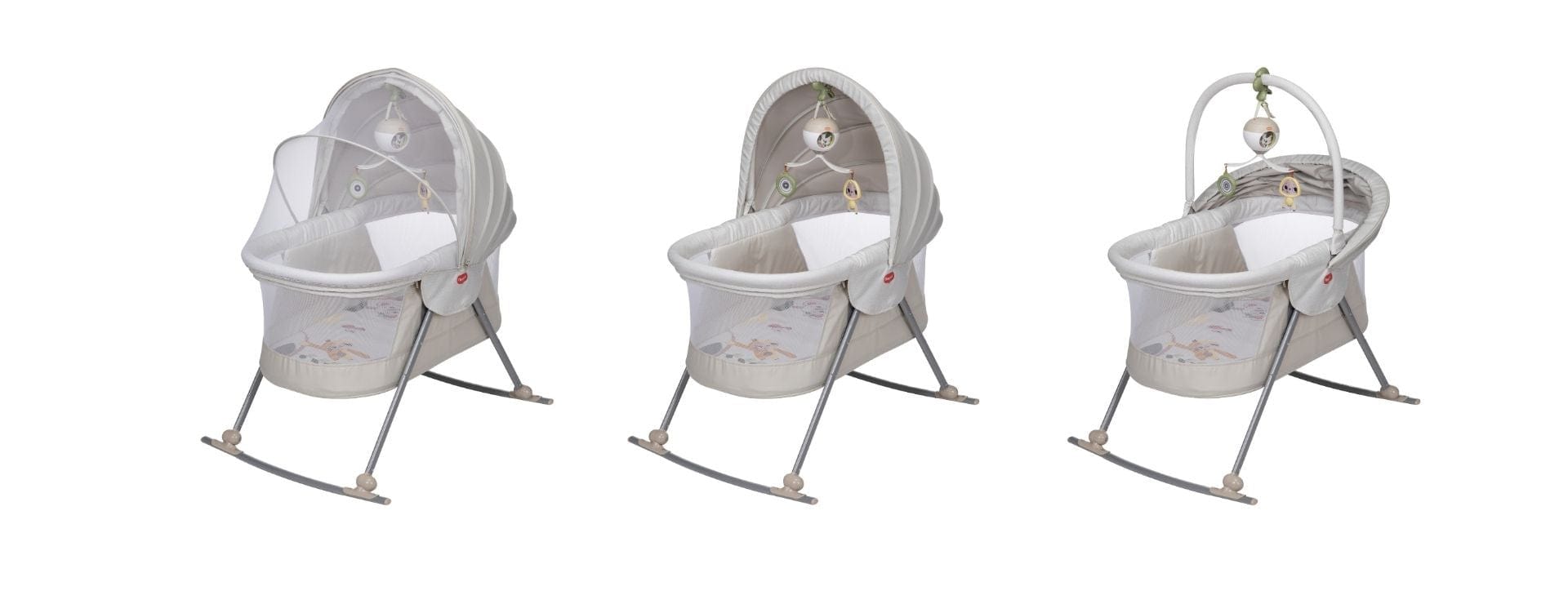 Tiny Love BOHO Chic 2-in-1 Portable Deluxe Bassinet for Newborns - Perfect for Travel, Nursery & On-the-Go Parenting