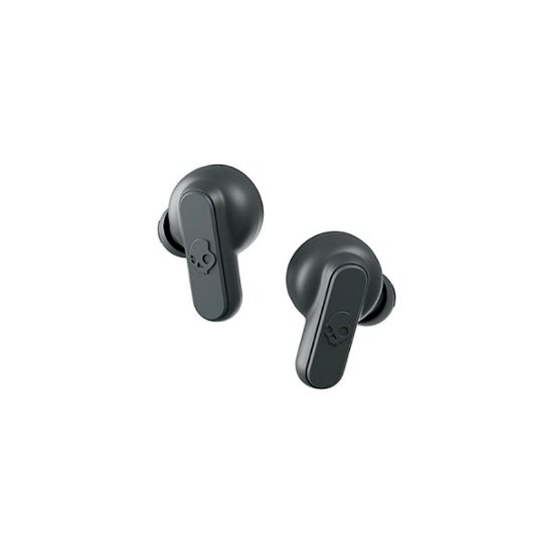 Skullcandy DIME True Wireless Earbuds - Gray | Bluetooth In-Ear Headphones for Gym, Running & Travel