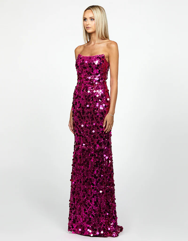 Brynn Strapless Gown - Elegant Formal Dress for Prom, Wedding & Evening Events | Women's Long Evening Gown