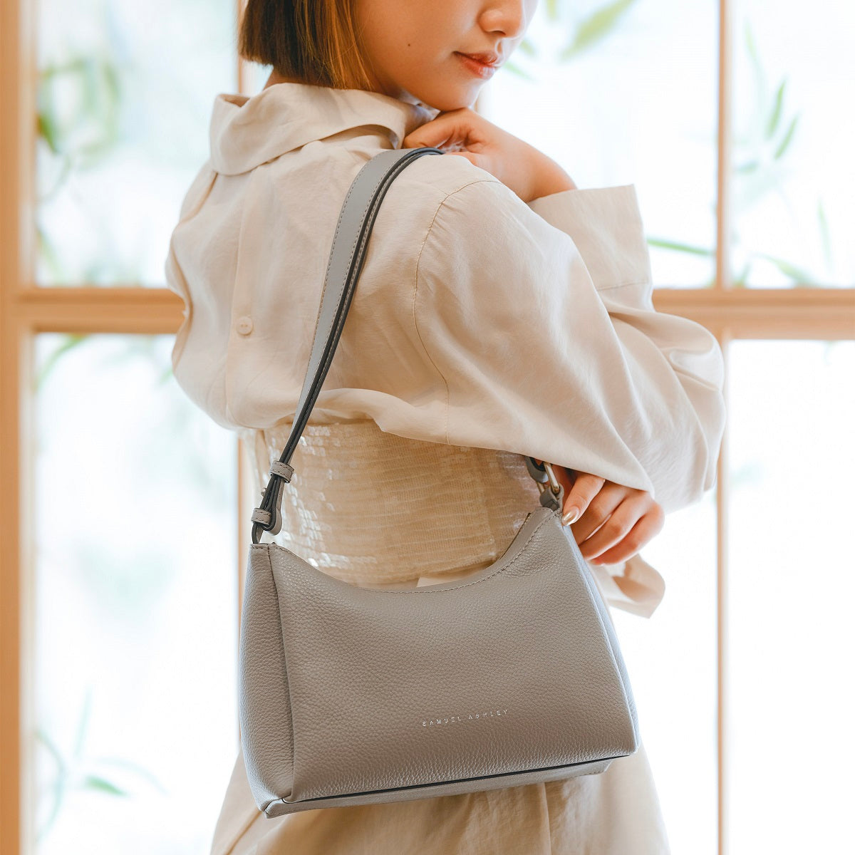 Premium Genuine Leather Shoulder Bag for Women & Men - Cameron Crossbody Purse - Stylish & Durable for Work, Travel & Everyday Use