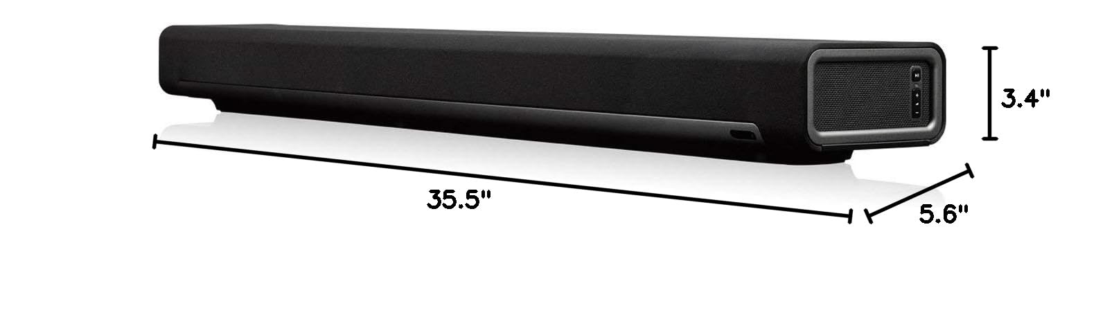 Sonos Playbar - Premium Wireless TV Soundbar with Alexa Compatibility | High-Quality Streaming for Movies & Music | Perfect for Home Theater & Living Room Entertainment (Renewed)