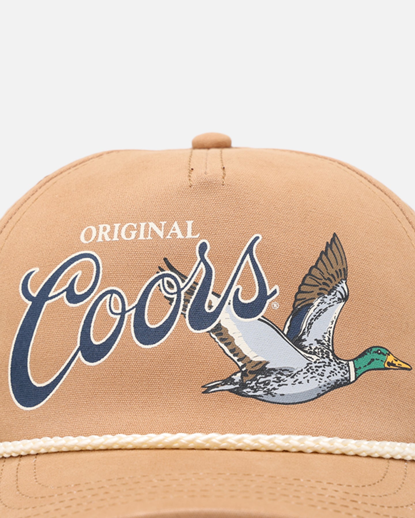 American Needle Canvas Cappy Snapback Hat in Wheat - Stylish Unisex Baseball Cap for Men & Women - Perfect for Casual Wear, Sports, and Outdoor Activities
