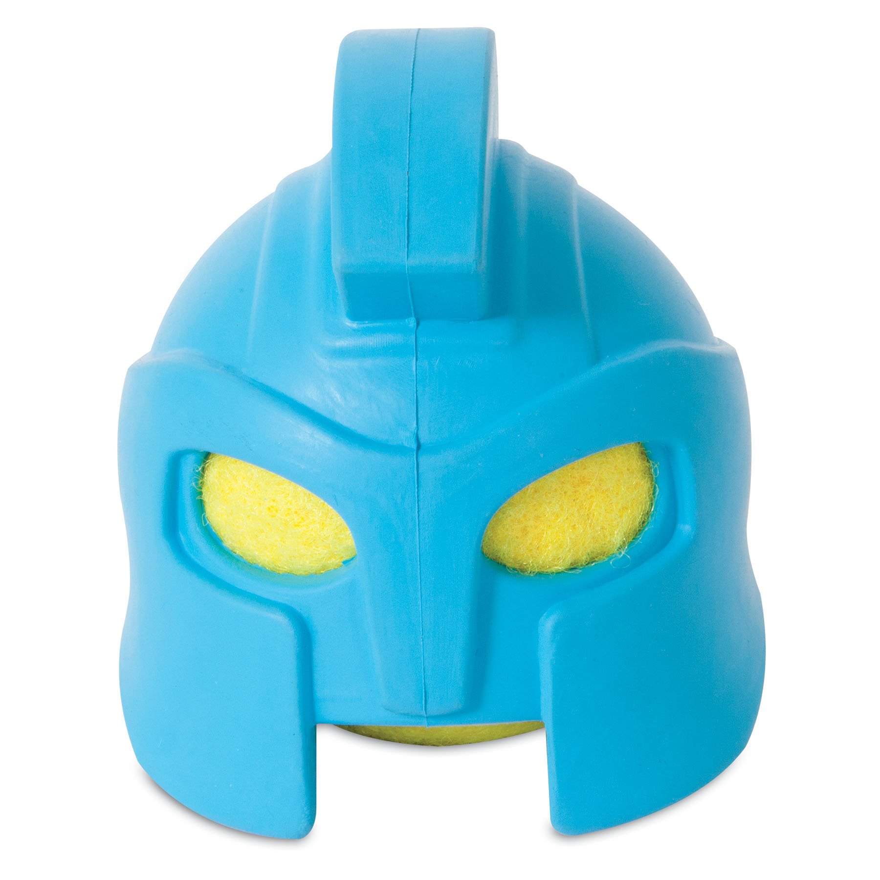 JW Pet Company Gladiator Helmet Head Dog Chew Toy - Durable & Safe for Aggressive Chewers - Perfect for Teething Puppies & Large Breed Dogs