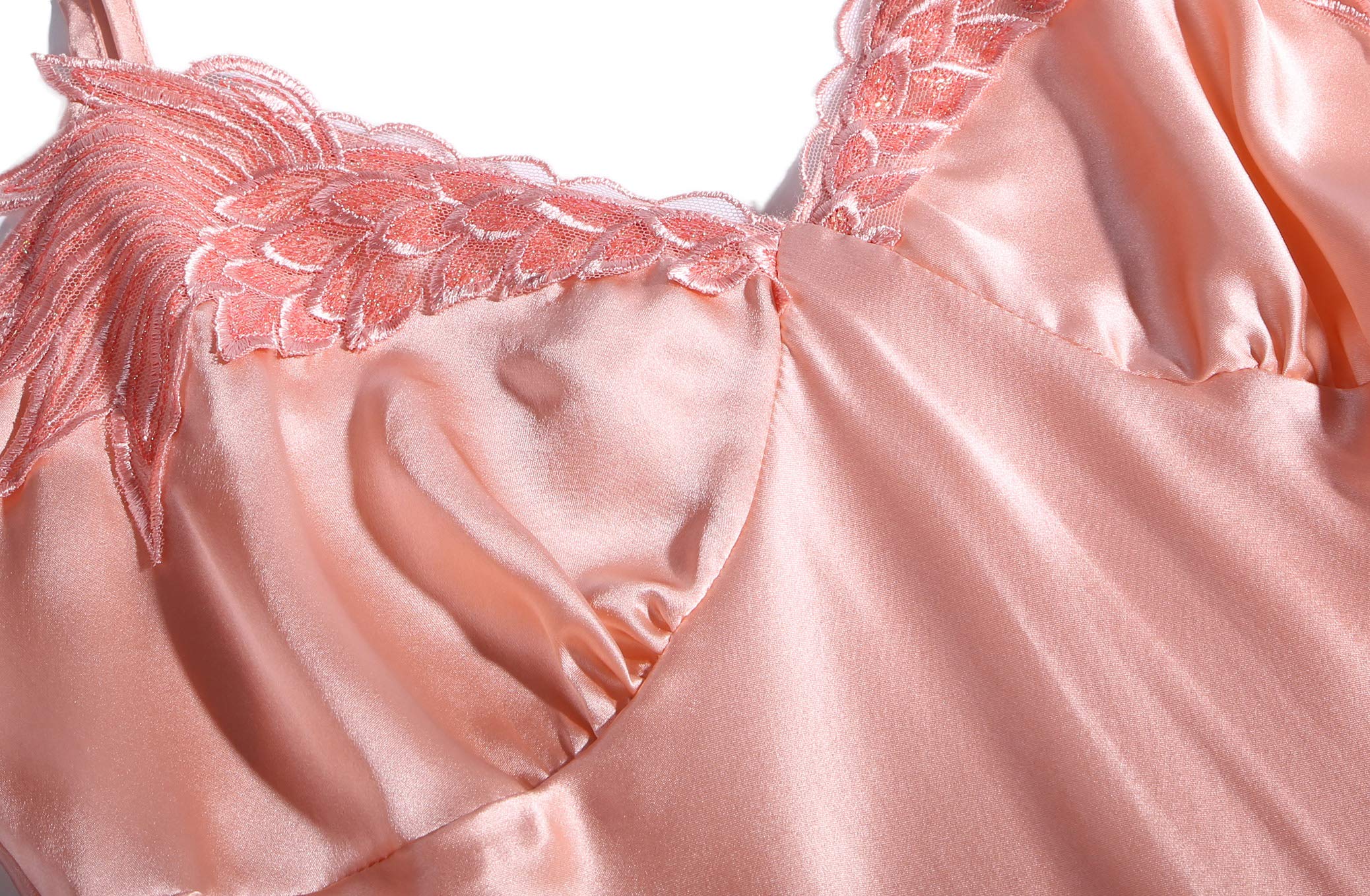 Pure Mulberry Silk Pajama Set for Women - Lace Flower Nightgown & Robe Lounge Wear - Perfect for Sleepwear, Bridal Shower Gift & Luxury Home Relaxation