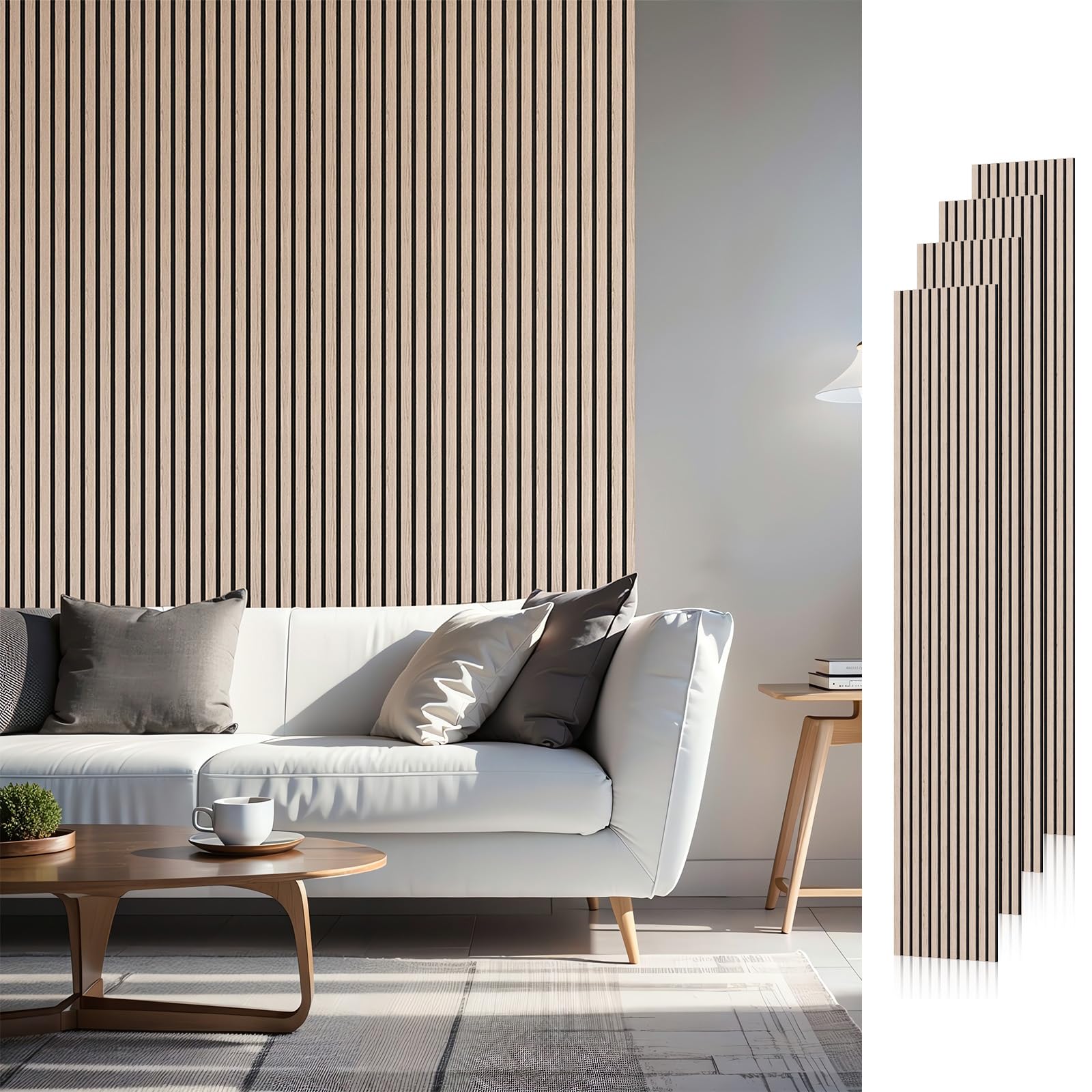 Premium Wood Slat Acoustic Panels 94.5