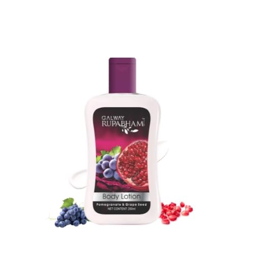 Galway Body Lotion with Pomegranate & Grape Seed Extract - Hydrating Moisturizer for Dry Skin | Perfect for Daily Use & After Shower