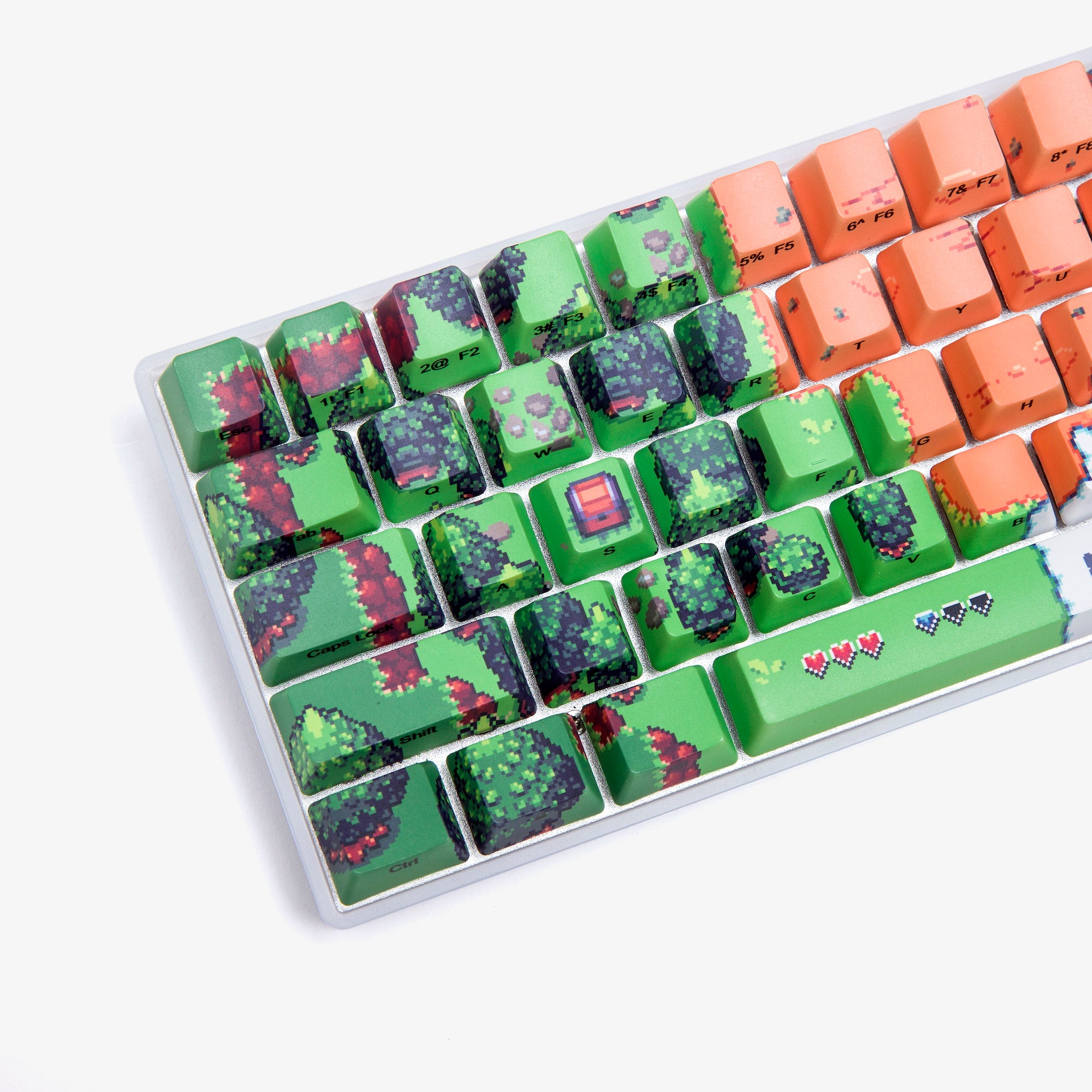 Higround Custom Keycap Set - Mechanical Keyboard Keycaps for Gaming & Typing - Perfect for PC, Mac, and Laptop Keyboards - Enhance Your Gaming Setup or Home Office Workspace