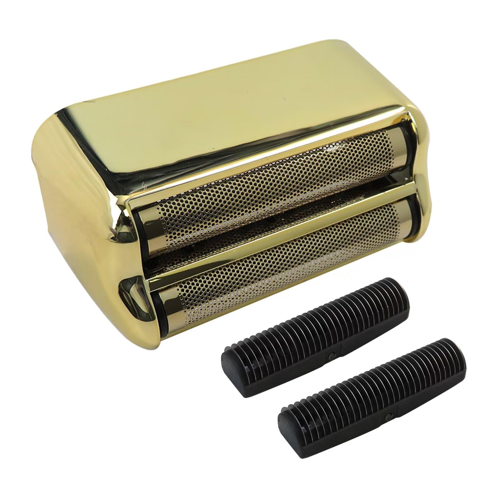 2025 Upgrade Replacement Foil and Cutter for Barberology FXRF2G Electric Shaver - Double Foil Replacement Head (Gold) | Compatible with PRO Barberology Razors | Perfect for Professional Barbers & Home Grooming