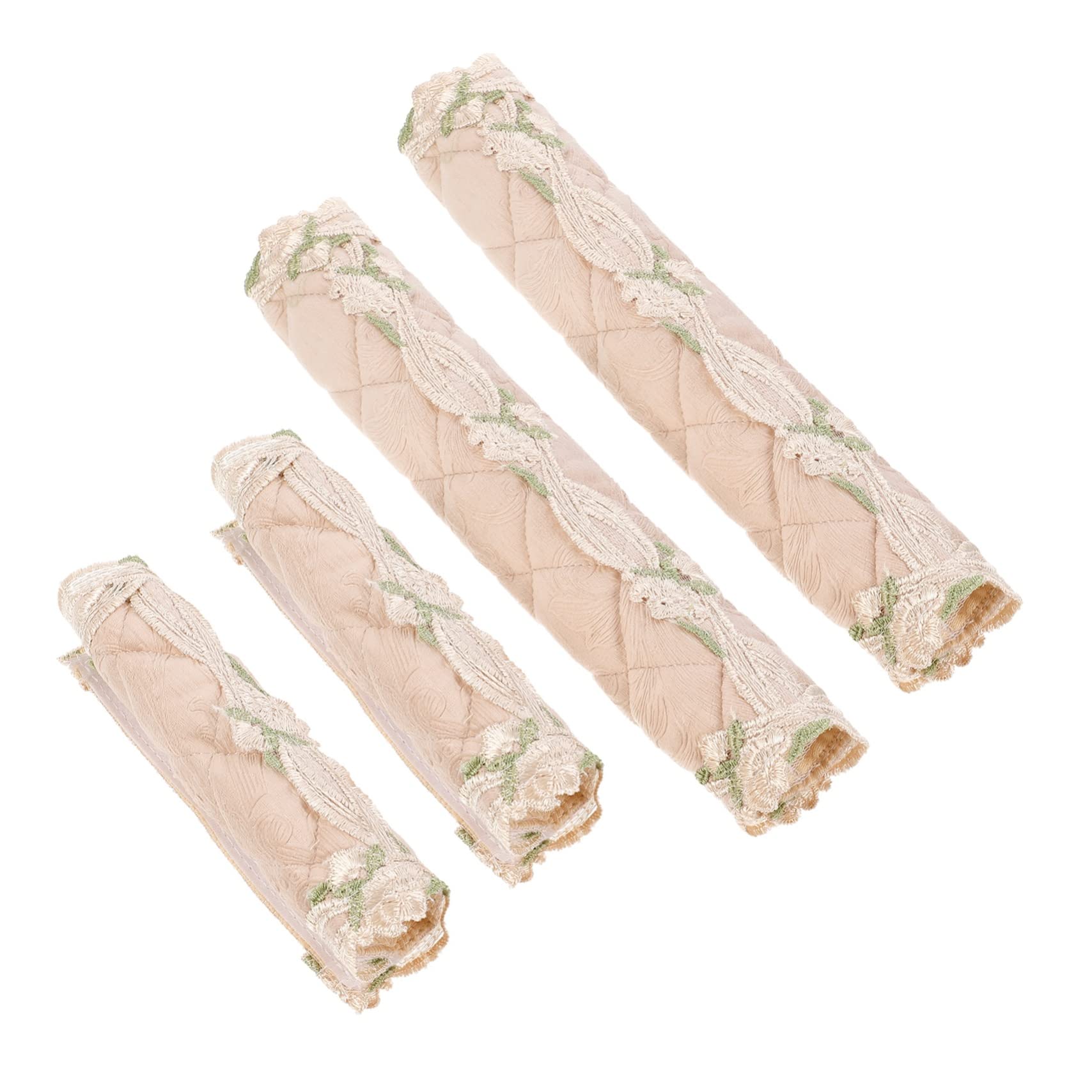 Mobestech 4-Pack Thickened Refrigerator Door Handle Covers - Universal Appliance Handle Protectors for Fridge, Dishwasher, Microwave & Sofa - Durable & Non-Slip Grip Enhancer for Kitchen & Home Safety