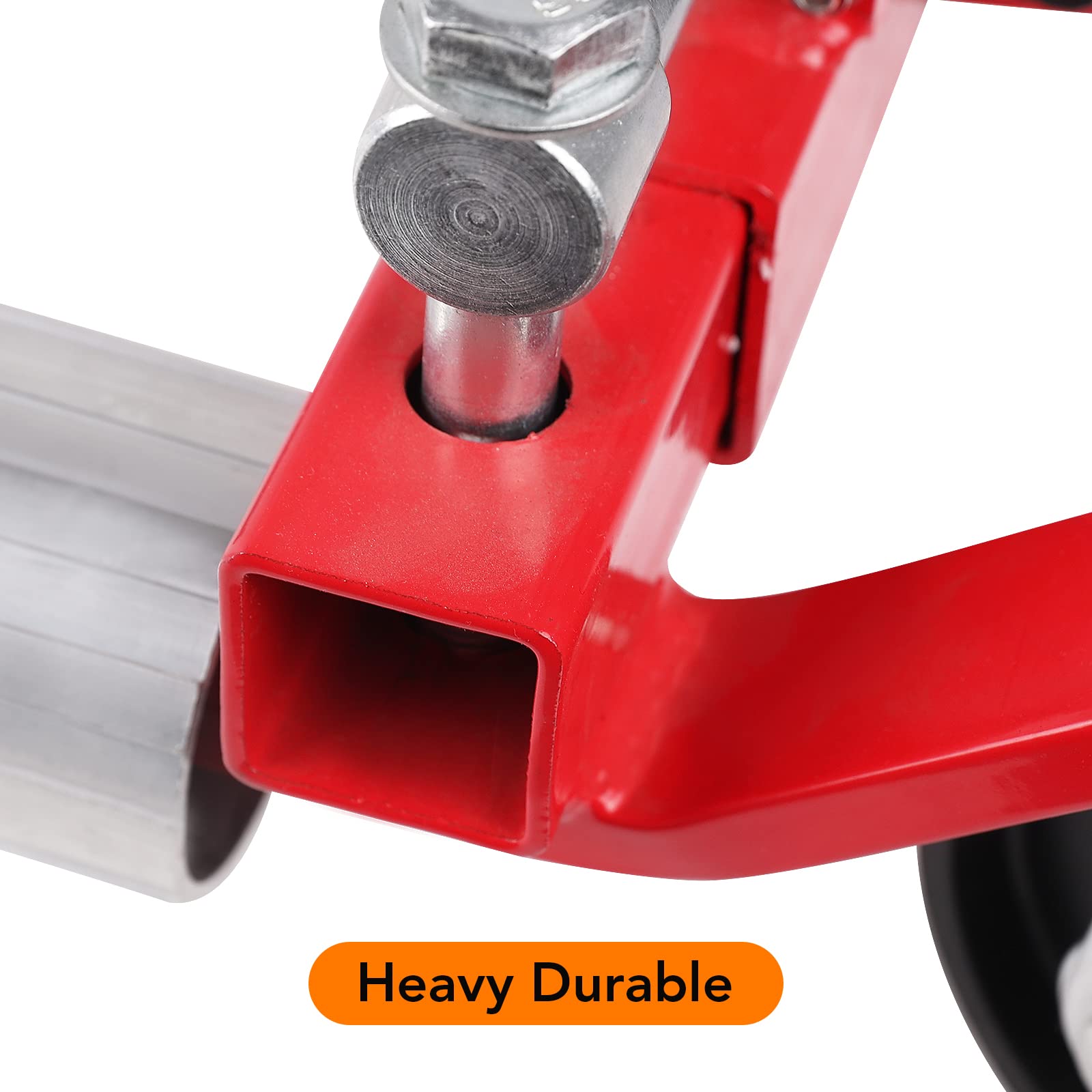 GARVEE 2-Piece Heavy Duty Wheel Dolly Set - 1500LBS Capacity Hydraulic Car Dolly with Tire Jack for Truck, RV & Trailer Positioning - Perfect for Garage, Auto Shop & Vehicle Maintenance
