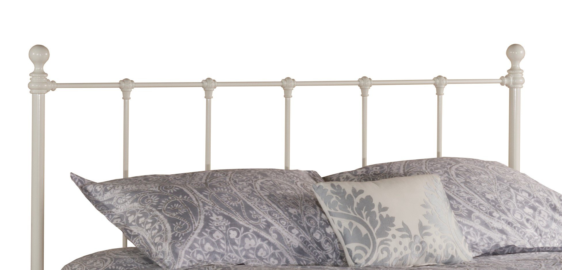 Hillsdale Molly Full Bed Frame with Headboard in White - Modern & Sturdy Bedroom Furniture for Home & Guest Room Decor